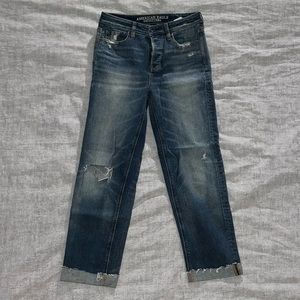 American Eagle Vintage Hi-Rise Straight Cropped Jeans